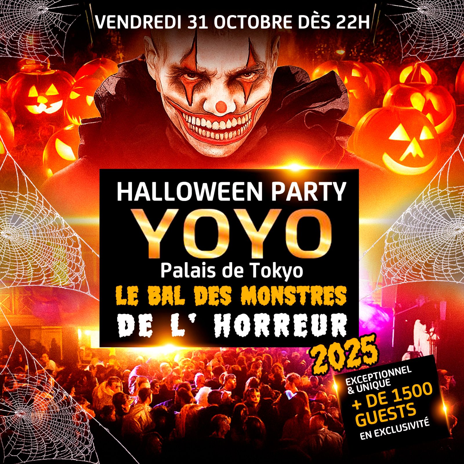 Bal des Monstres YOYO Paris Halloween 2025