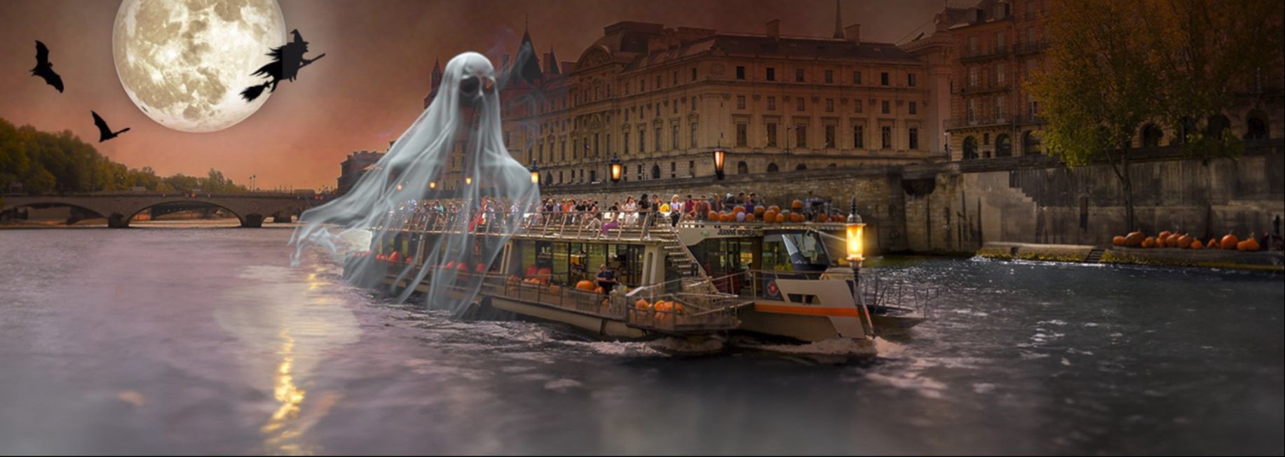 Halloween Cruise on the Seine Bateaux Parisiens 2025