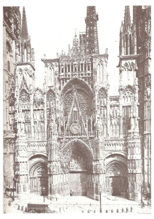 Fichier:Rouen cathedrale en 1881 pessiot.png